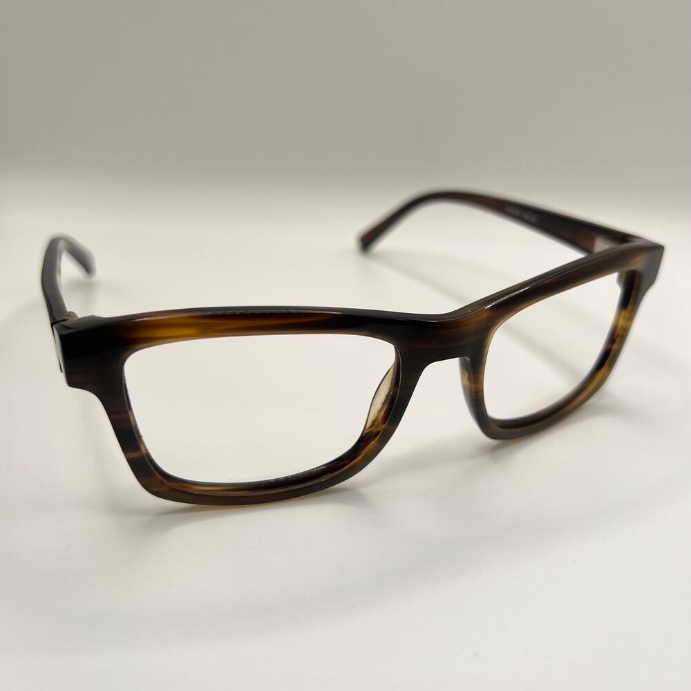 SEE 1784 Eyeglasses Striped Brown Frames Only France 51-19-135